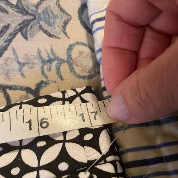 New Direction scalloped shorts/black & white/ front & back pockets/ NWT/ size 14 - Picture 7 of 8